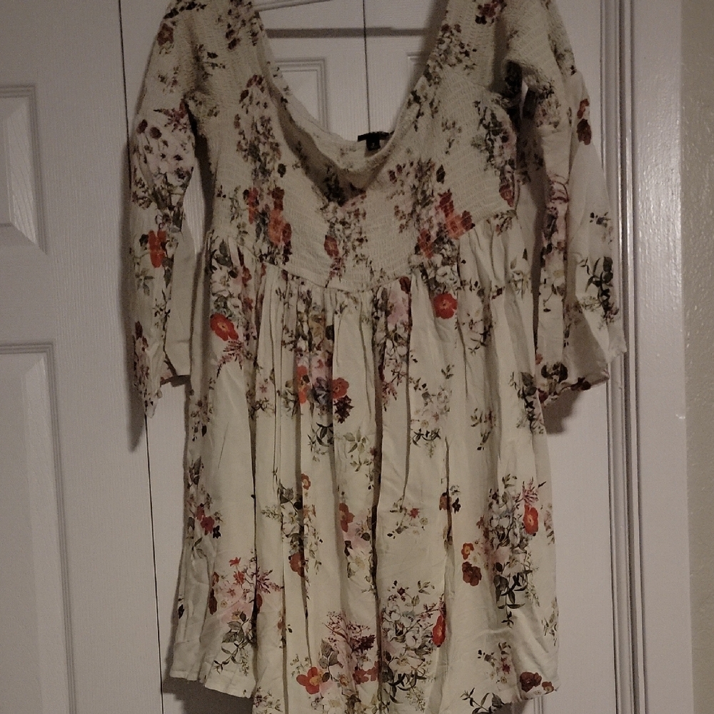 Torrid Floral Long Sleeve Dress